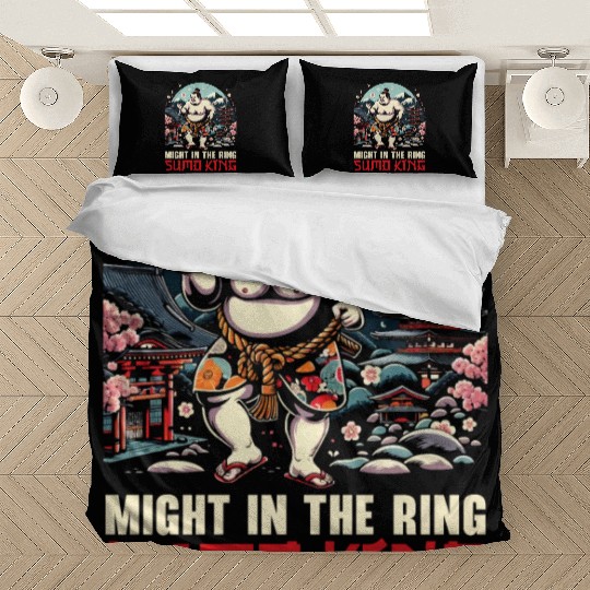 Sumo Wrestler Japanese Wrestling Sumo Wrestling Bedding Sets