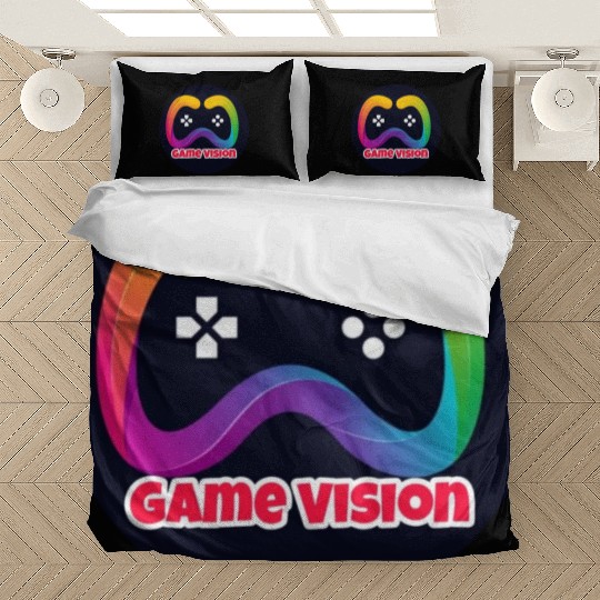 Game Vision Official YouTube Channel Logo Bedding Sets