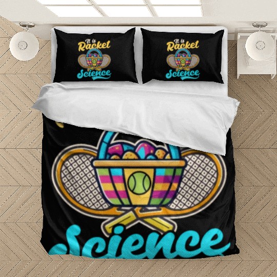 Tennis Easter Racket Science Bedding Sets