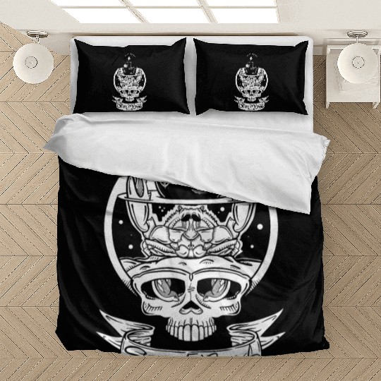 Skull Bowl Duck Crab Skin And Bones Bedding Sets