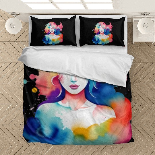 Color splash zodiac: Virgo Bedding Sets