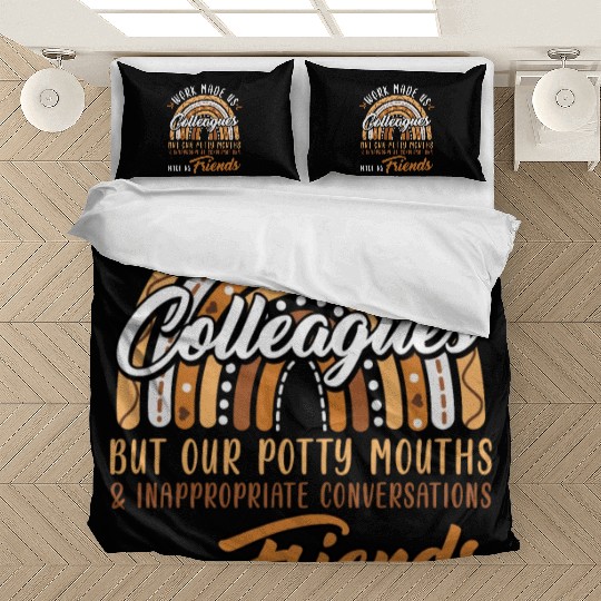 Retirement Start Work made Us Colleagues Bedding Sets