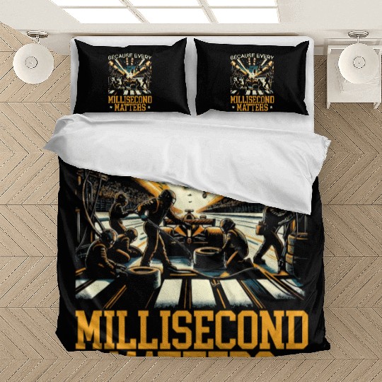 Pit Crew Race Car Racing Race Track Motorsport Bedding Sets