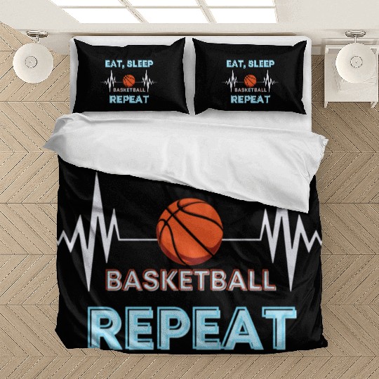 Basketball Lifestyle - Eat Sleep Basketball Repeat Bedding Sets