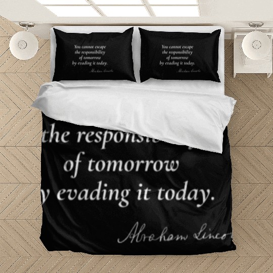 Embracing Responsibility - Abraham Lincoln Bedding Sets