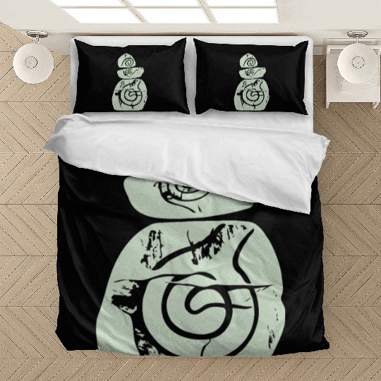 Kokopelli Petroglyph Rock Painting Cave Art Design Bedding Sets