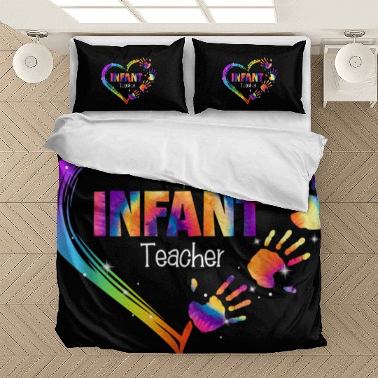 Infant Teacher Appreciation Tie Dye Bedding Sets