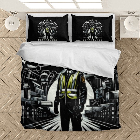 Airport Safety Officer Aviation Airport Jobs Bedding Sets