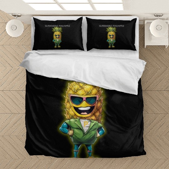 Superhero Pineapple Bedding Sets