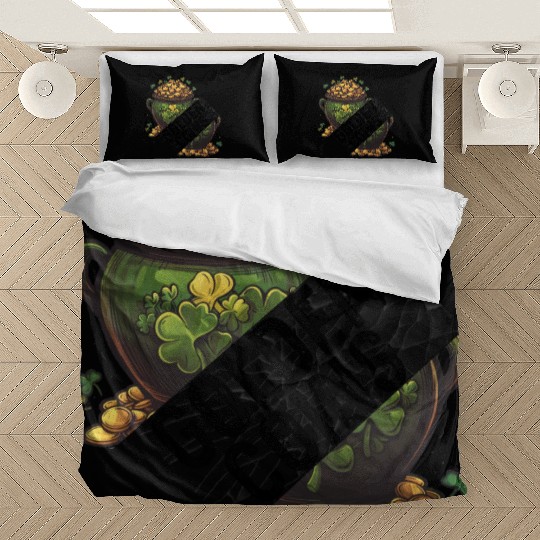 Golden coins, st patricks day Bedding Sets