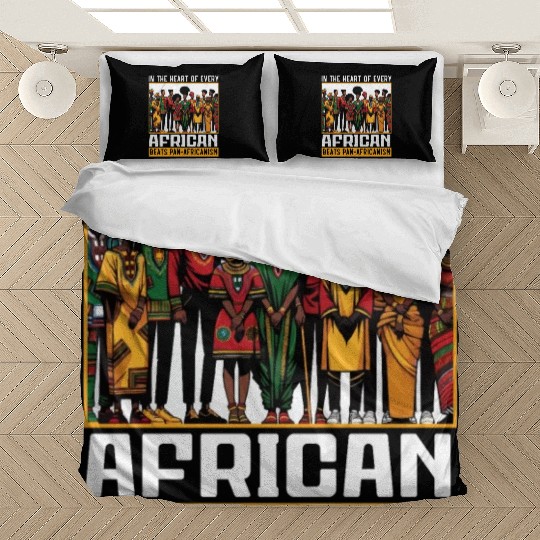 Pan-africanism African American Africa Roots Black Bedding Sets
