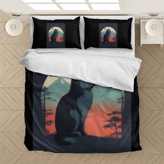 Persian Cat 1 - Japanese Retro Art Bedding Sets