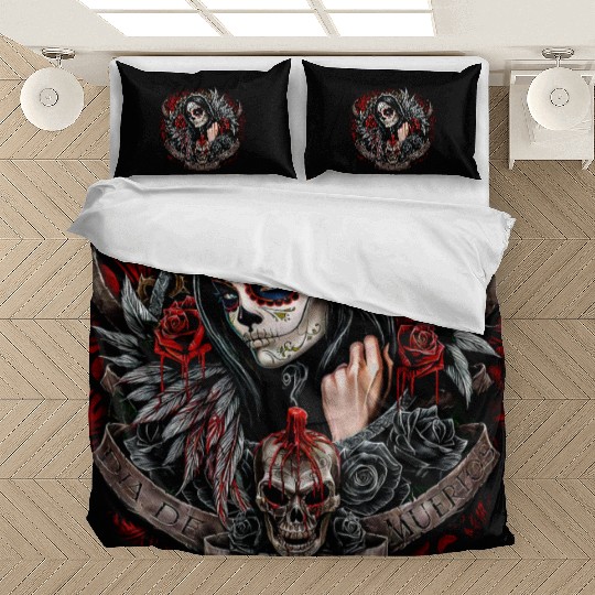 Dia de Los Muertos Sugar Skull Design Bedding Sets