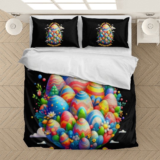 Vibrant Easter Egg Design for a Festive Easter Day Bedding Sets