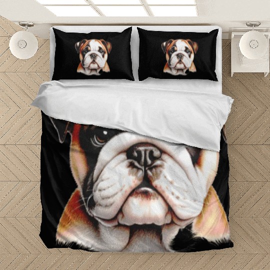 Bulldog Puppy Classic Bedding Sets