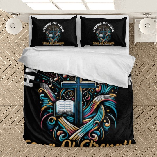 Gospel Music Religious Bible Scripture Christian Bedding Sets
