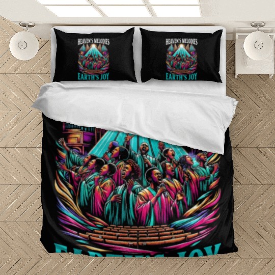 Gospel Music Religious Bible Scripture Christian Bedding Sets