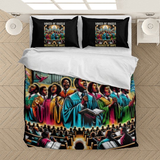 Gospel Music Religious Bible Scripture Christian Bedding Sets