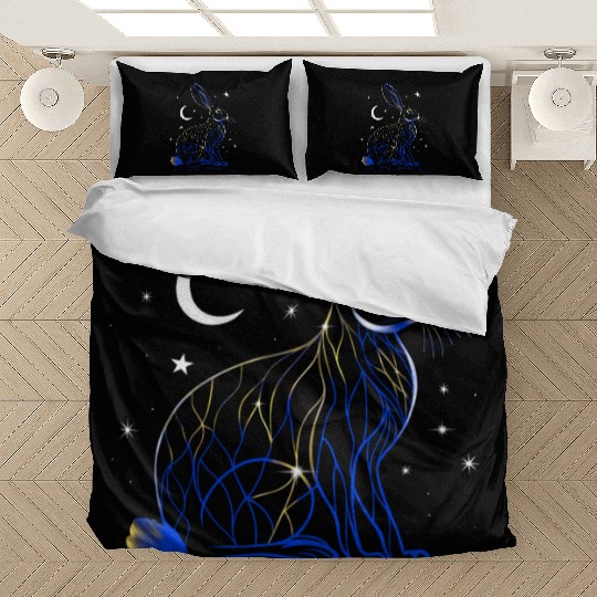 Kintsugi Easter Bunny Ostara Hare Bedding Sets