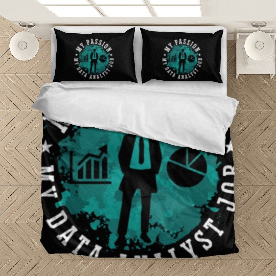 Data Analyst My Passion My Data Computer Science Bedding Sets
