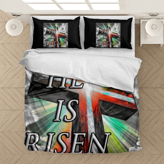 Cross, He is Risen - 1 Bedding Sets