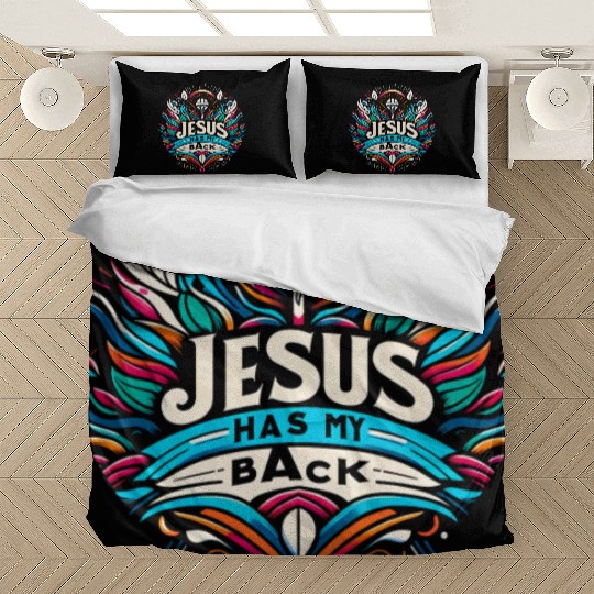 Jesus Has My Back 27 Bedding Sets