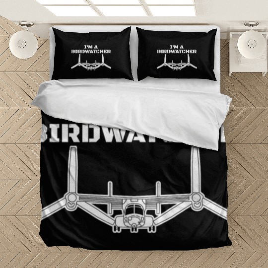 I'm A Bird Watcher V-22 Osprey Military Helicopter Bedding Sets