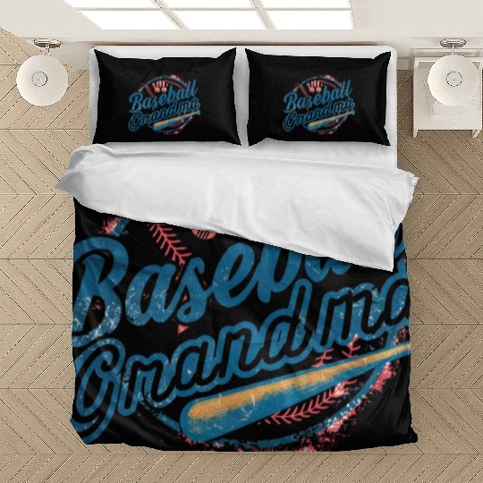 baseball grandma gift Bedding Sets