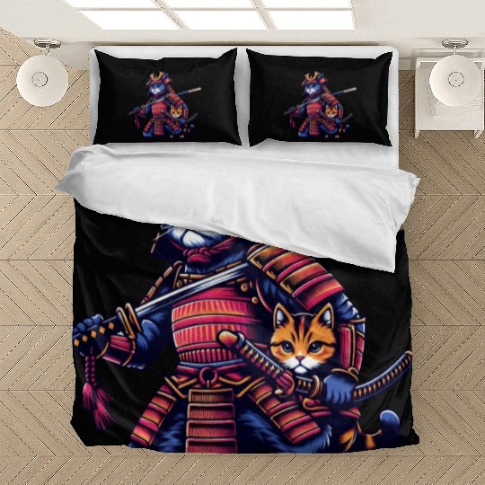 Light Samurai Cat Bedding Sets