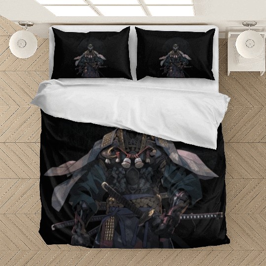 Anime Panther Warrior Samurai katana Bedding Sets