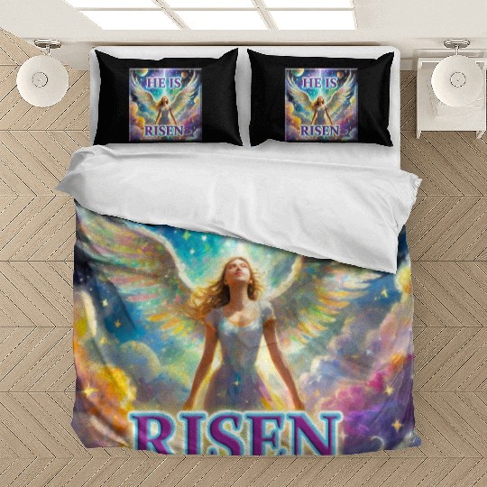 Angelic Joy and Supernatural Elation, HE IS RISEN! Bedding Sets