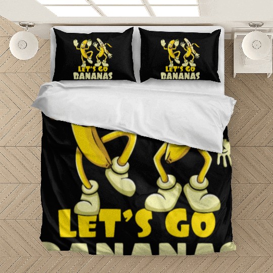 Funny Banana Meme Let's Go Banana Weird Bedding Sets