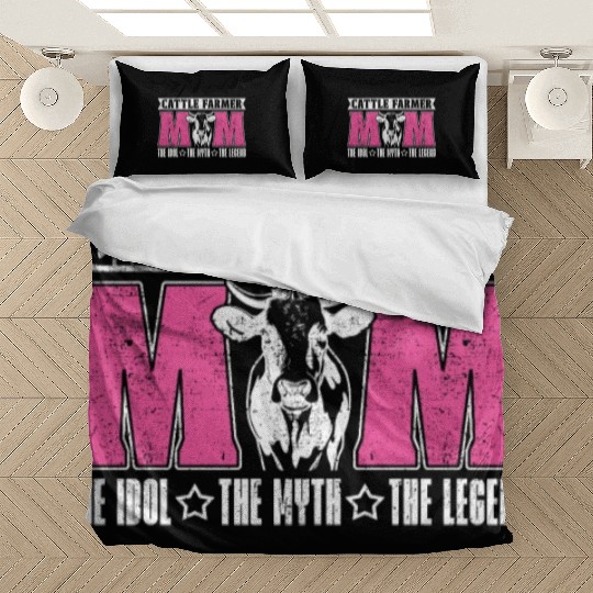 Cattle Farmer Mom The Idol The Myth Dairy Farmer Bedding Sets