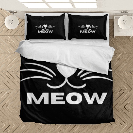 meow Cat - catty Sweet catface Bedding Sets