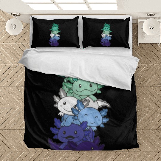 Gay Flag Gay Pride Lgbtq Axolotl Bedding Sets