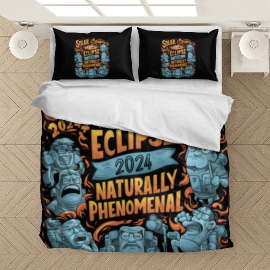 Solar Eclipse 2024 Naturally Phenomenal Bedding Sets