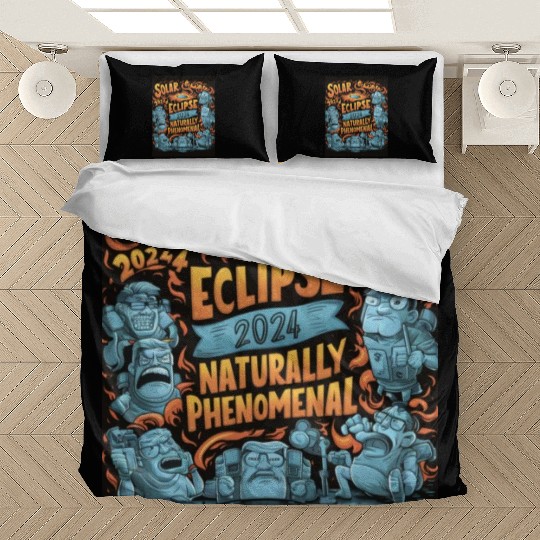 Solar Eclipse 2024 Naturally Phenomenal Bedding Sets