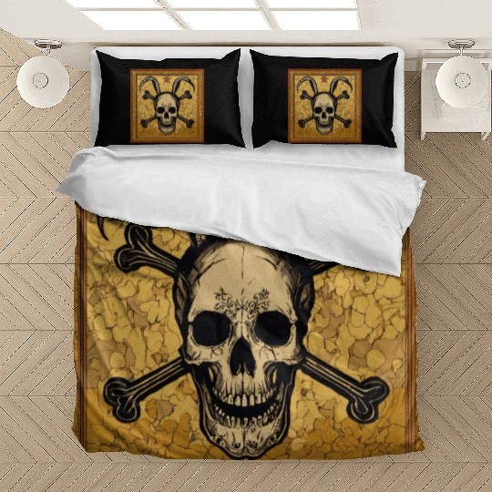bunny skull and crossbones❤ D83D DC95 D83C DF39 D83D DC95 D83D DC95 D83C DF39 D83C DF39❤ D83C DF39 D83D DC95 D83D DC95 Bedding Sets