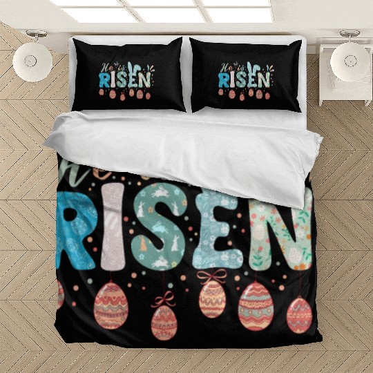He Is Risen Easter Celebration Theme Bedding Sets