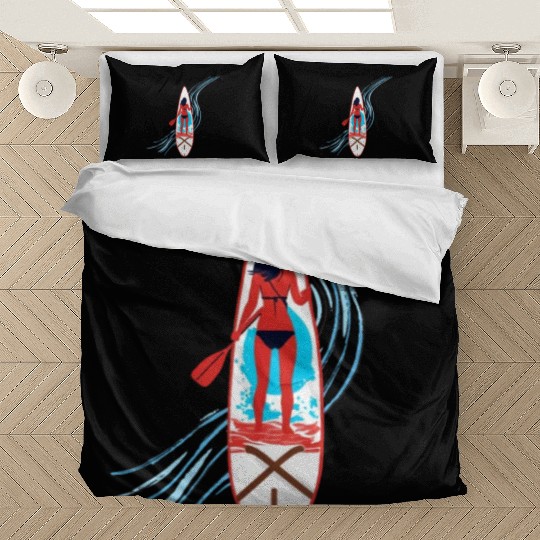Paddleboard Paradise: A Tropical Escape Bedding Sets