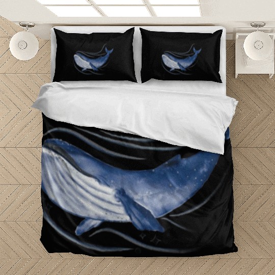 Whale wa whales Bedding Sets