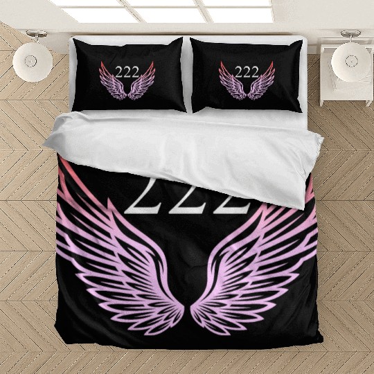 222 angel number Bedding Sets