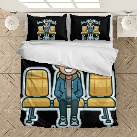 I'm Not Single. I'm Introvert (boy) Bedding Sets