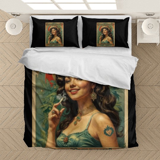 Joyful consumption marijuana Bedding Sets