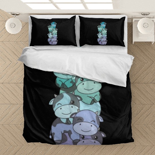 Neptunic Flag Pride Lgbtq Cute Cow Pile Bedding Sets