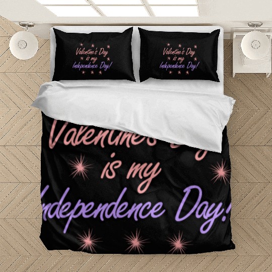 Single Alone Lonely valentine's day joke Bedding Sets