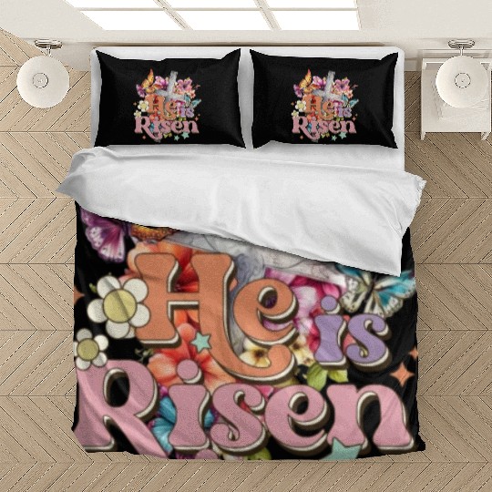 He Is Risen Christian Easter Jesus Resurrection Bedding Sets