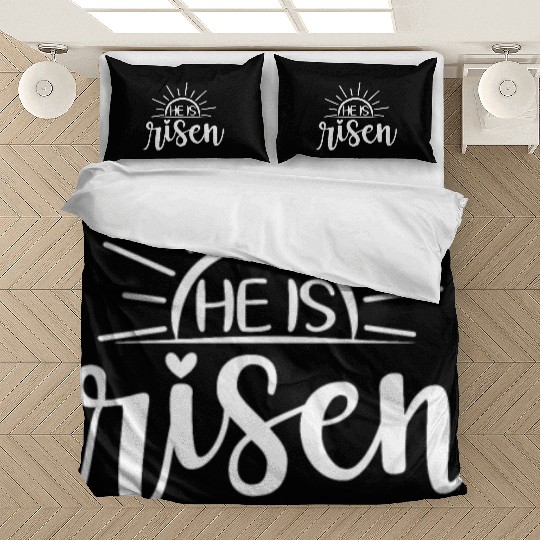 He Is Risen Sunrise Christian Easter Jesus Bedding Sets
