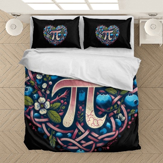 Blueberry Pi Day Bedding Sets