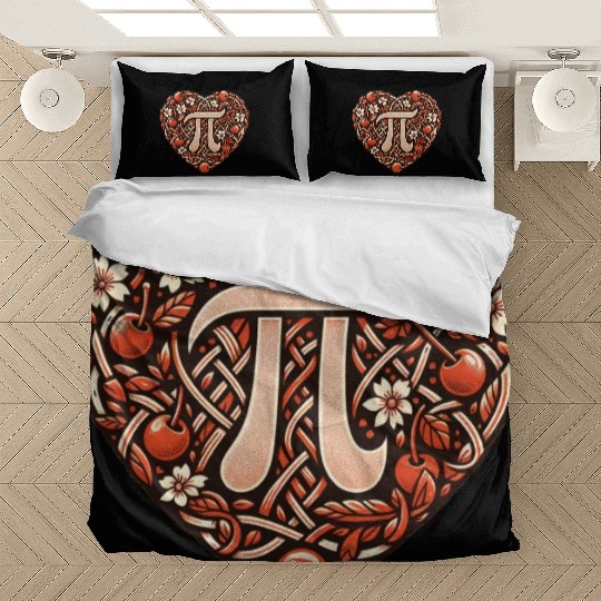 Cherry PI Day Bedding Sets